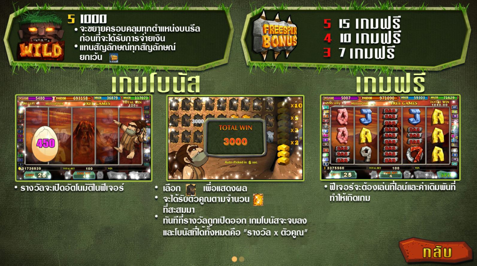 Pussy888-Stone Age-เกมส์